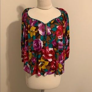 T-bags floral blouse